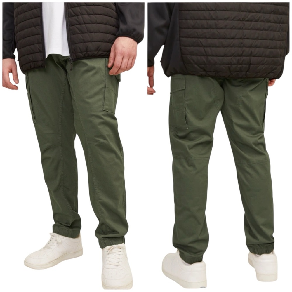 NWT Jack & Jones Slim Tapered Fit Cargo Pants Joggers Size 48